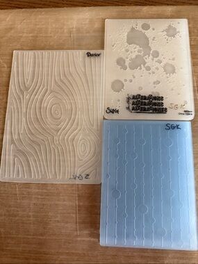 Darice, Quickutz, and Sizzix/Tim Holtz Alterations Embossing Folders